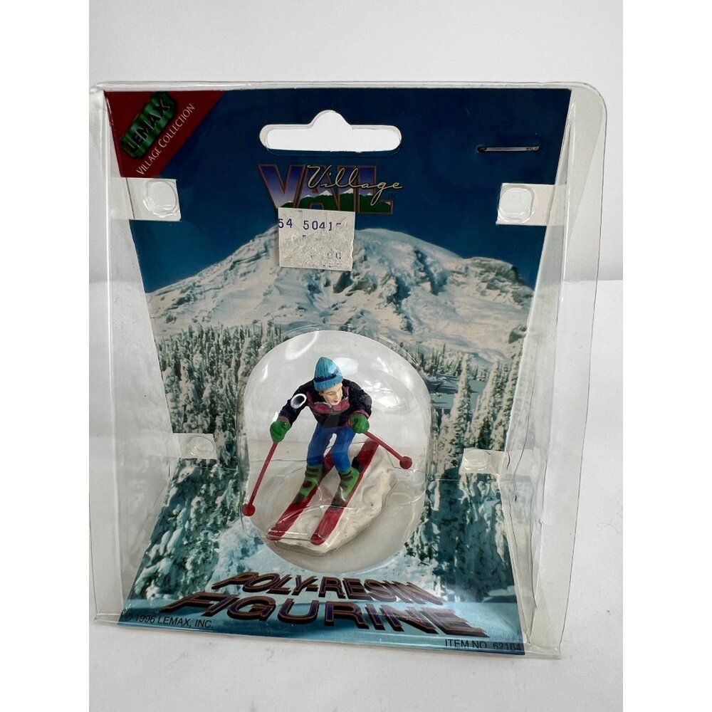 Lemax Village Collection Vail Village Skier Polyresin Figurine 1995 New In Packa